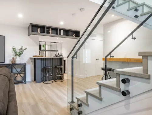 Insulated garage conversion becoming a liveable room